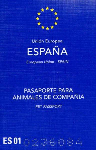 Condiciones para la aceptación de mascotas enla Residencia Canina en Avila La Cadiera. Pasaporte europeo para animales de compañía