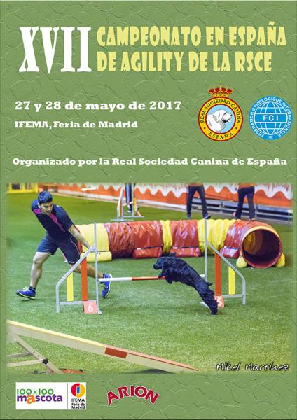 Agility. XVII CAMPEONATO EN ESPAÑA DE AGILITY DE LA RSCE (Madrid   España)