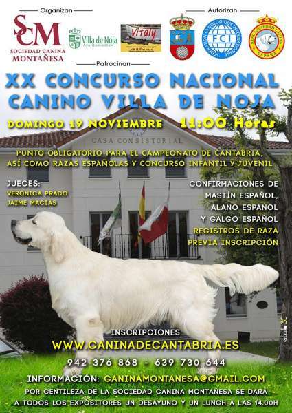 XX CONCURSO NACIONAL CANINO VILLA DE NOJA